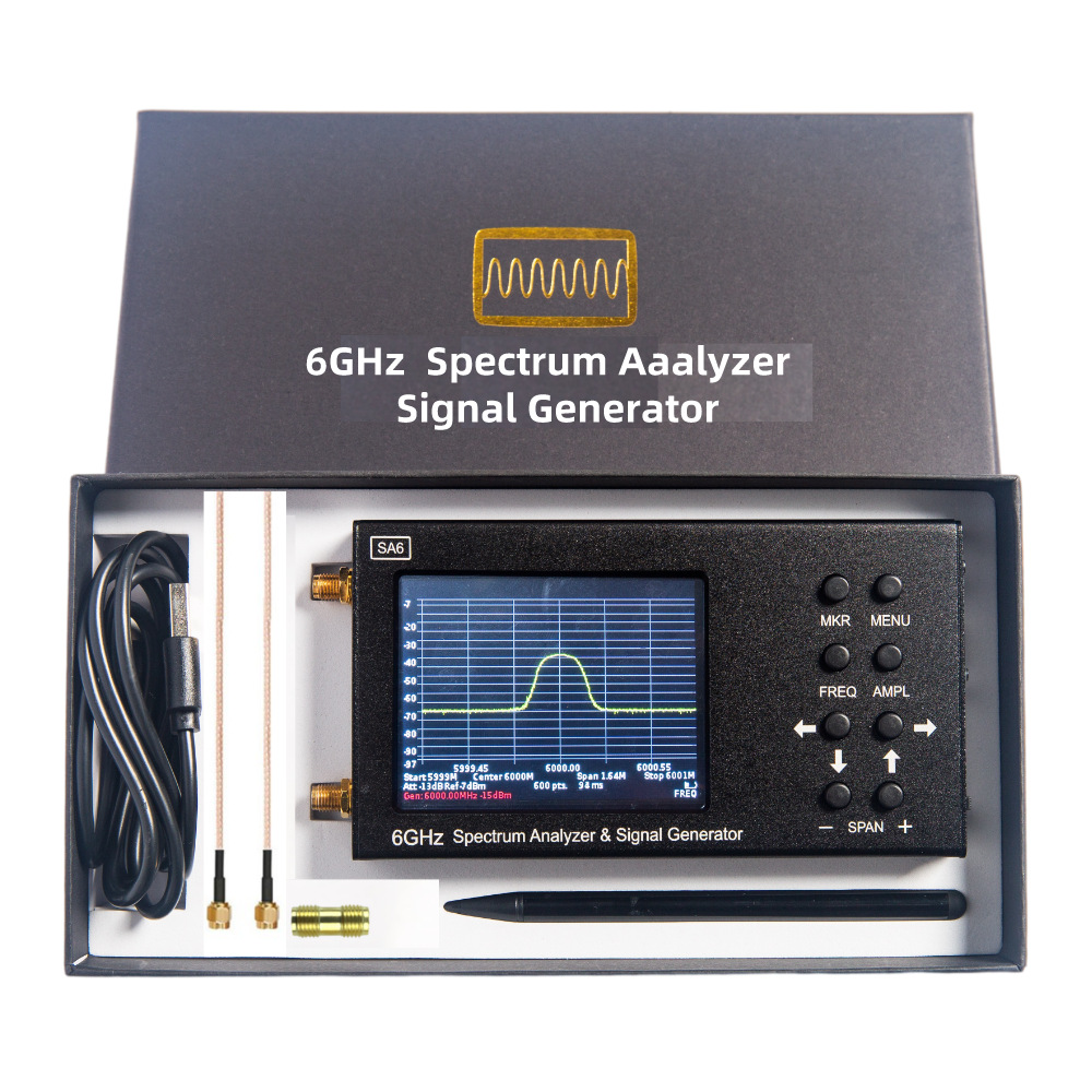 Signal Generator Spectrum Analyzer - SA6 6ГГц Цифровой портативный анализатор радиочастотного