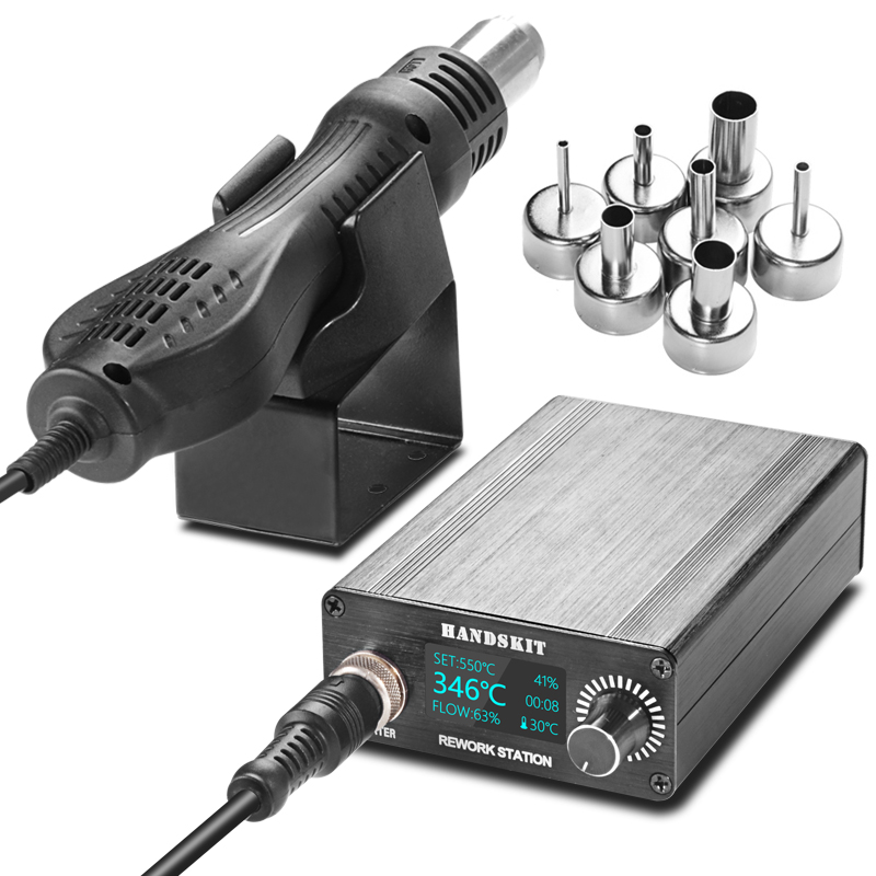 Hot Air Rework Station T12 - T12 тепловые пистолеты OLED цифровой дисплей