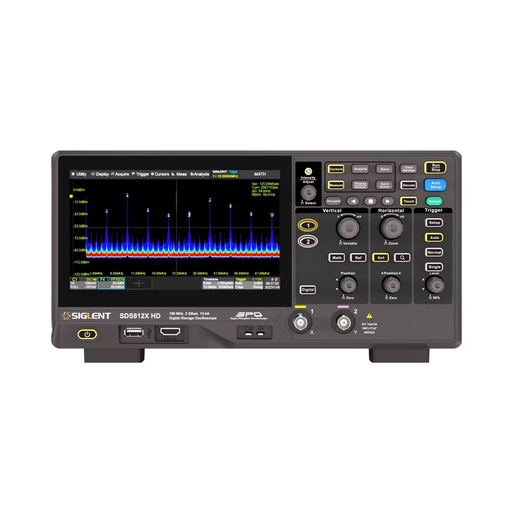 Digital Storage Oscilloscope 100Mhz - Цифровой запоминающий осциллограф Siglent SDS812X HD,