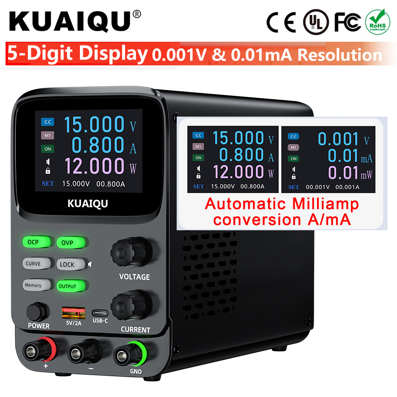 Programmable Dc Power Supply 30V 10A - Регулируемый программируемый лабораторный источник питания KUAIQU