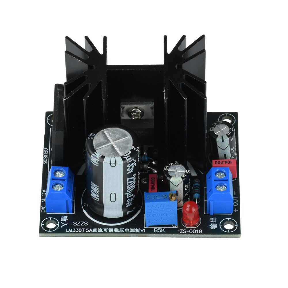 Linear Lab Power Supply Adjustable - Модуль линейного регулируемого стабилизатора напряжения LM338T,