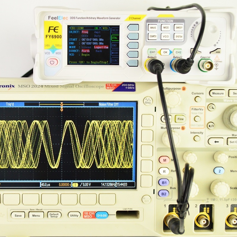 Function Arbitrary Waveform Generator - Feelelec FY6900 0-60 МГц Функция цифрового