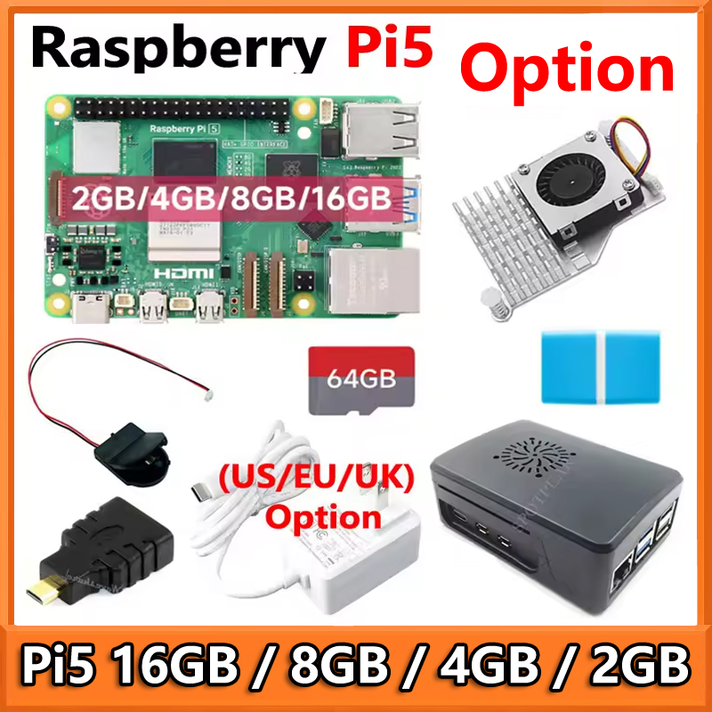 Raspberry Pi 5 8Gb Kit - Raspberry Pi 5 16 ГБ/8 ГБ/4