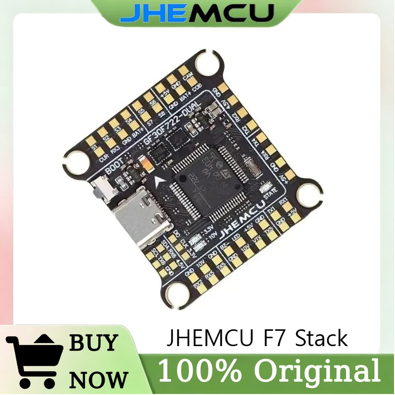 Fpv Flight Controller F7 Stack 60A - Полетный контроллер JHEMCU F7 F722 с