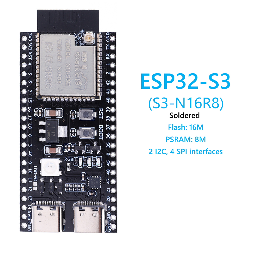 Esp32 S3 Development Board Lot - Плата разработки ESP32 S3 с комплектом