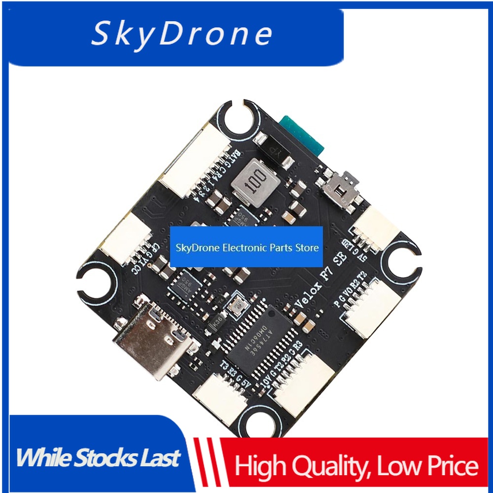 Fpv Flight Controller F7 Stack 60A - Полетный контроллер SkyDElT-HOBBY Velox F7 SE