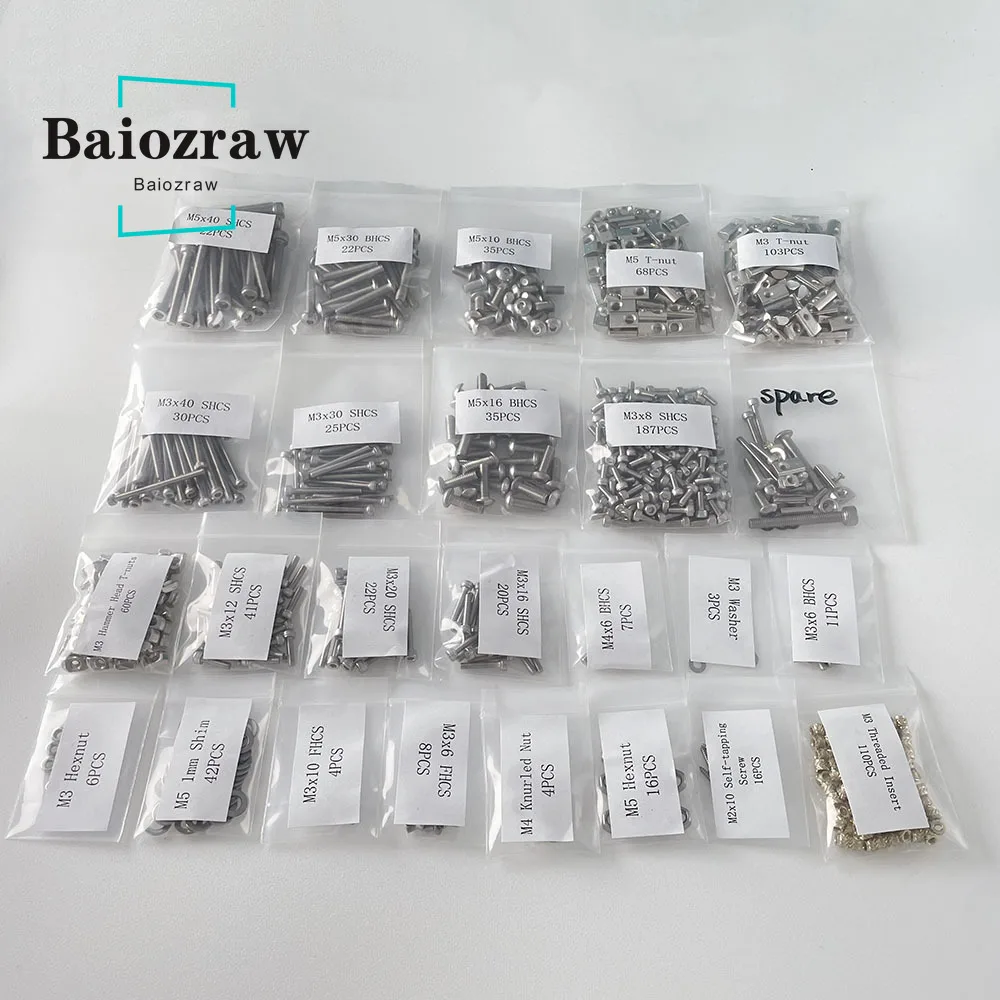 Voron 2.4 R2 Kit - 3D-принтер Baiozraw V2.4 R2, винты из