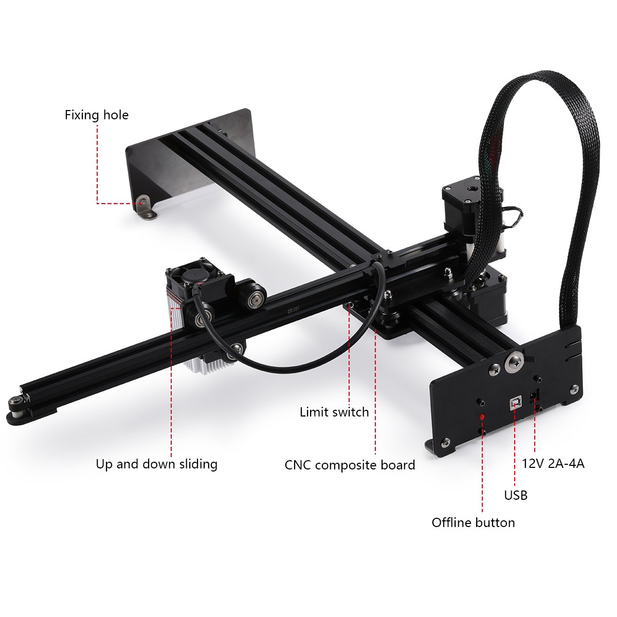 В наличии NEJE 3 PLUS N40630 3 – обзор и цена Mini Laser Engraver Cnc Router