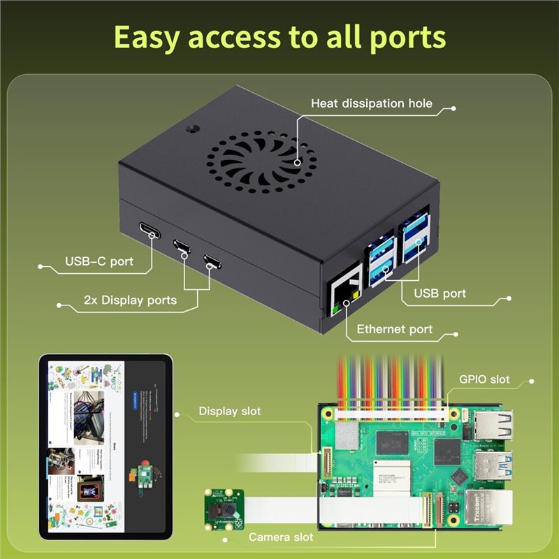 Стартовый комплект AS95-For Ir – обзор и цена Raspberry Pi 5 8Gb Kit