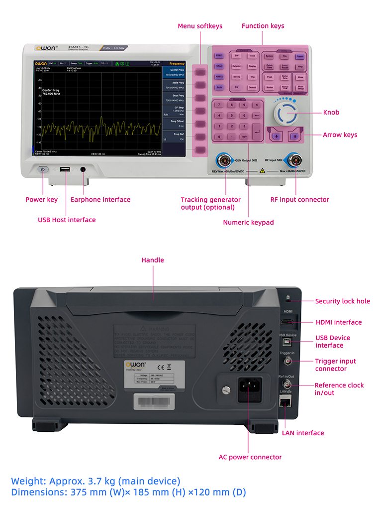 Портативный анализатор спектра – обзор и цена Signal Generator Spectrum Analyzer