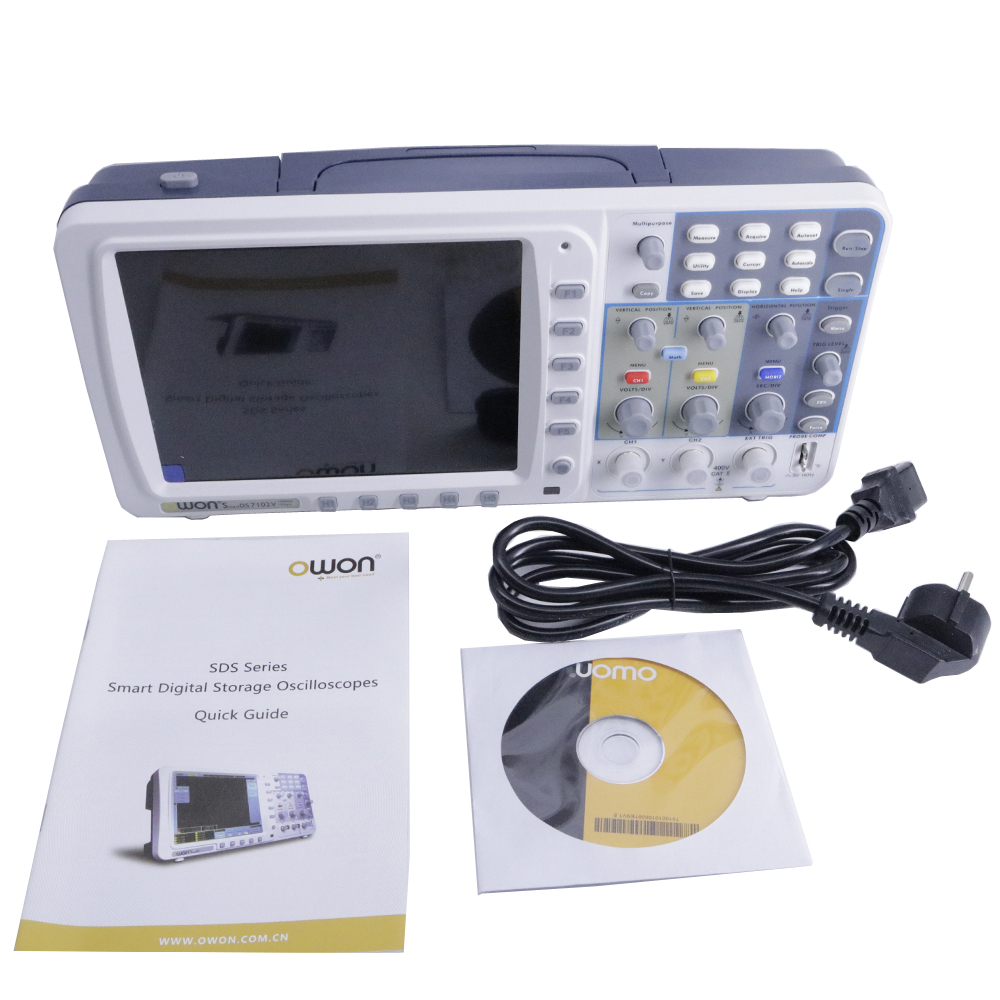 Цифровой осциллограф OWON SDS7 – обзор и цена Digital Storage Oscilloscope 100Mhz