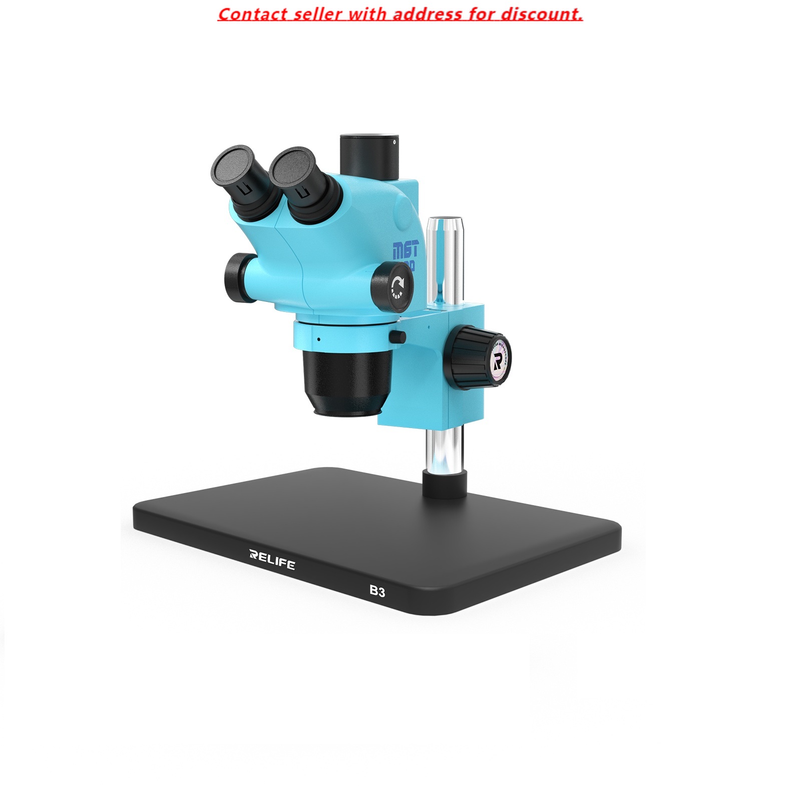 Тринокулярный HD стереомикроск – обзор и цена Stereo Trinocular Microscope Pcb