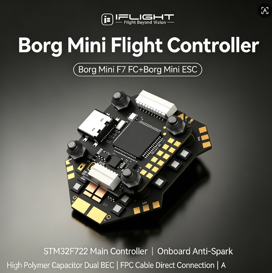 Полетный контроллер iFlight Bo – обзор и цена Fpv Flight Controller F7 Stack 60A