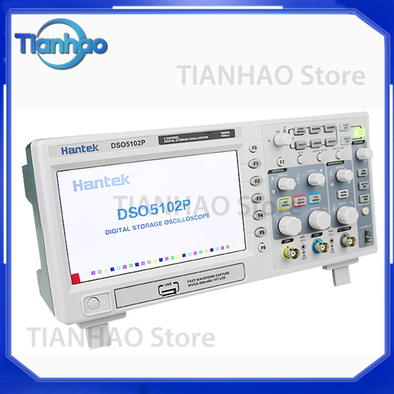Цифровой осциллограф Hantek DS – обзор и цена Digital Storage Oscilloscope 100Mhz