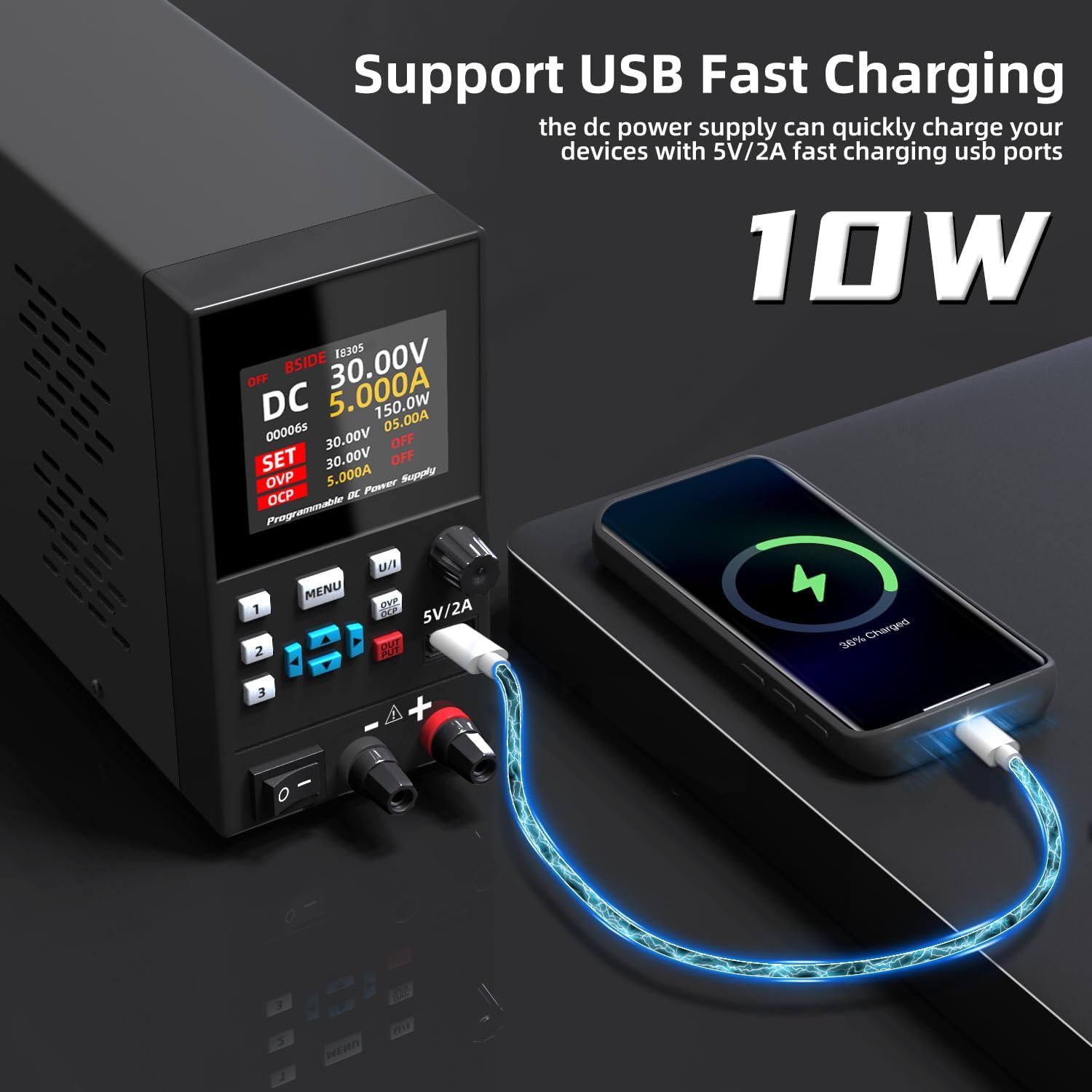 Лабораторный регулируемый исто – обзор и цена Programmable Dc Power Supply 30V 10A