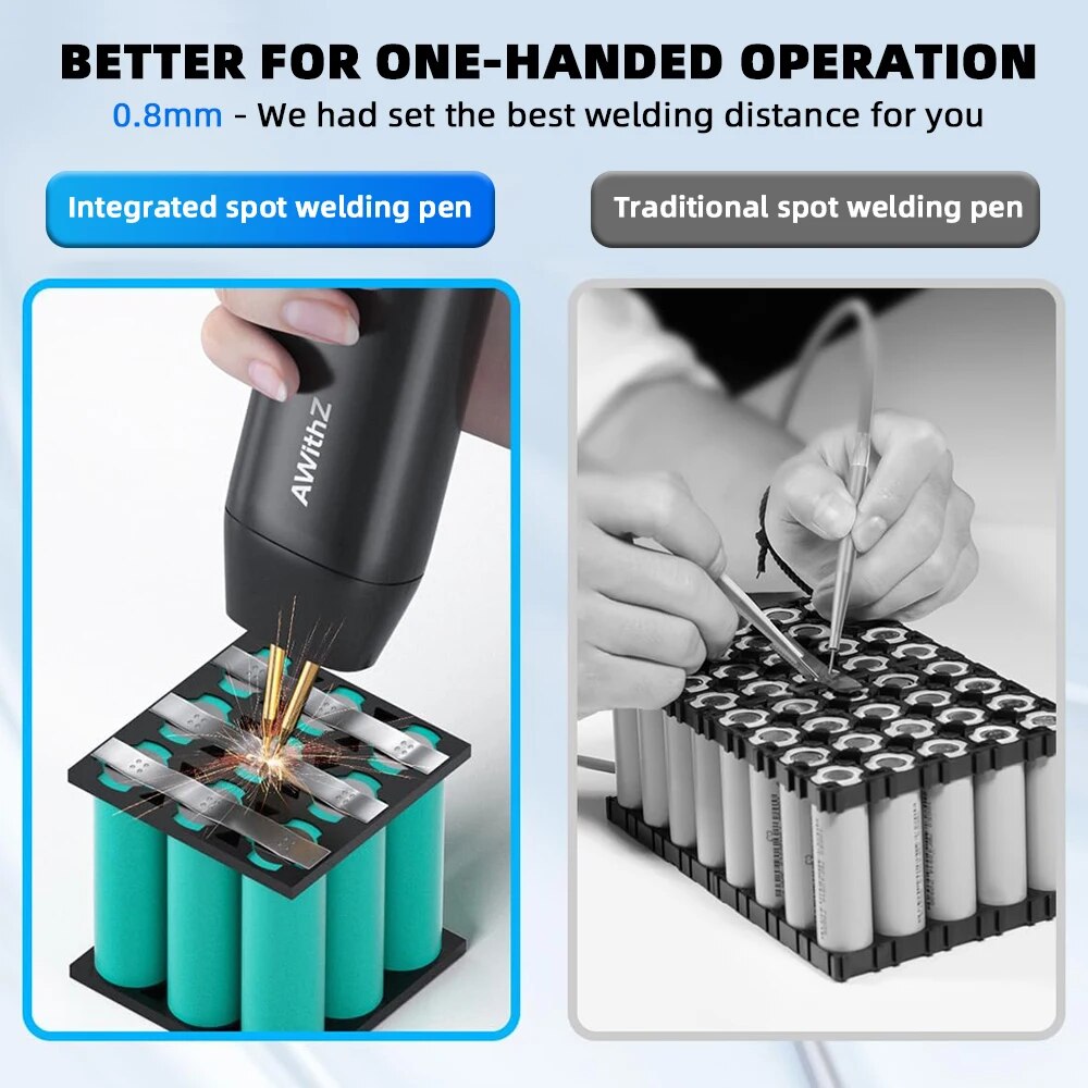 Портативный аккумулятор Awithz – обзор и цена Spot Welder 18650 Battery Pack