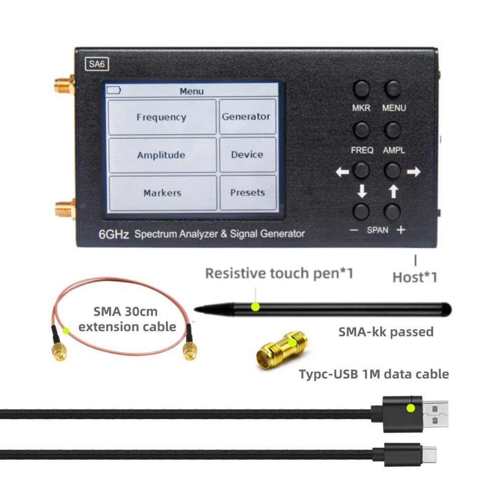 Анализатор спектра SA6 6 ГГц | – обзор и цена Signal Generator Spectrum Analyzer