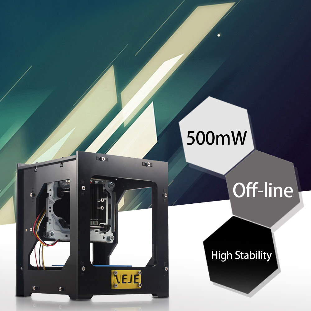 NEJE 500 МВт Мини-фрезерный ст – обзор и цена Mini Laser Engraver Cnc Router