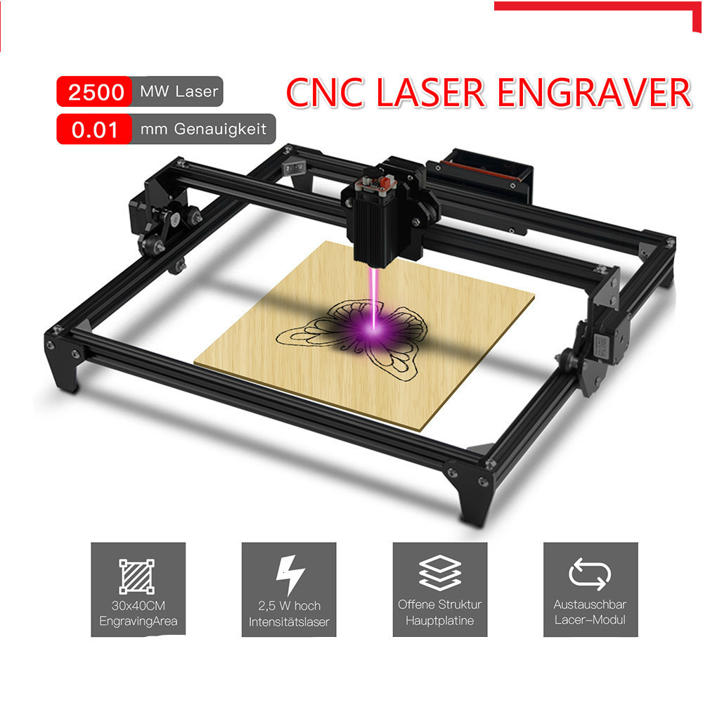 30*40 см мини 2500 МВт лазерны – обзор и цена Mini Laser Engraver Cnc Router
