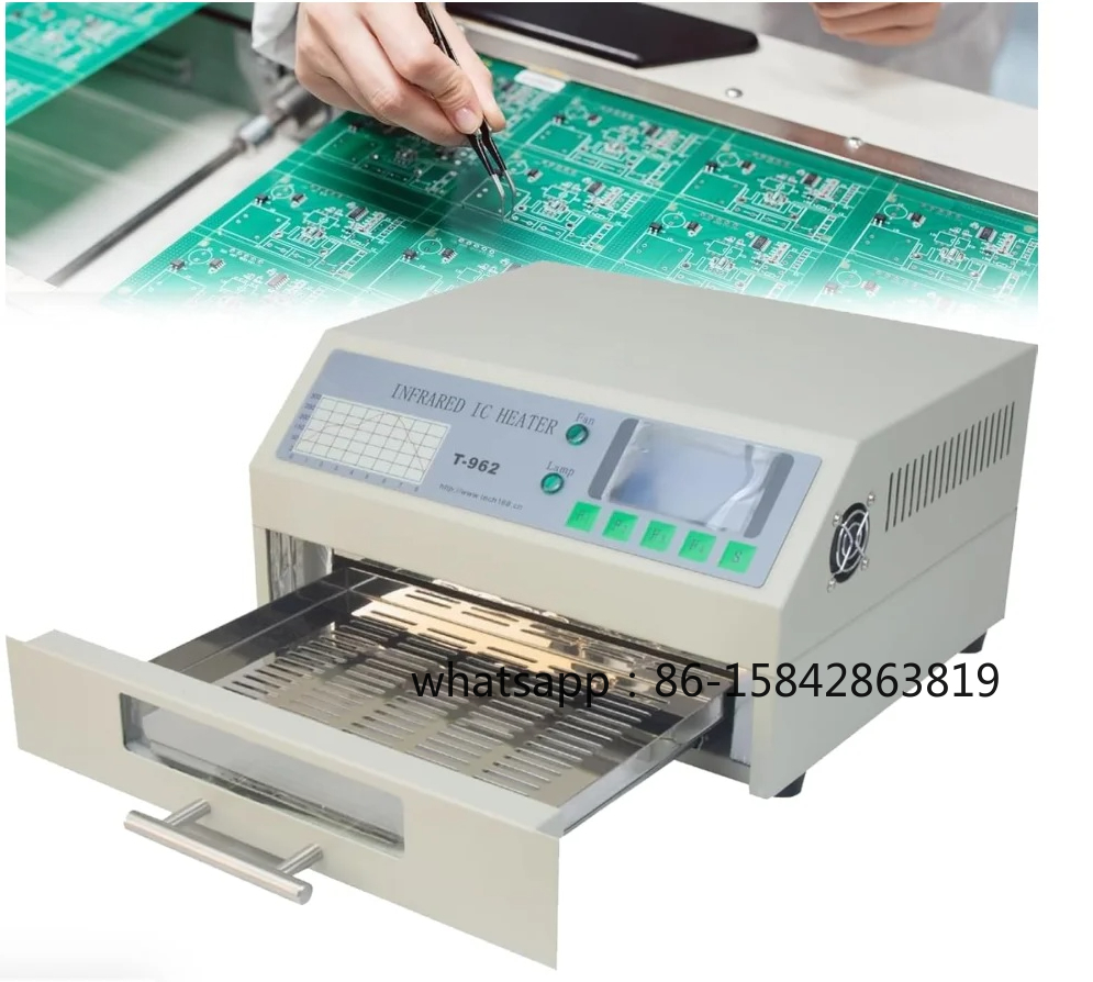 Печь для пайки T962, 110В/220В – обзор и цена Reflow Oven Pcb T962