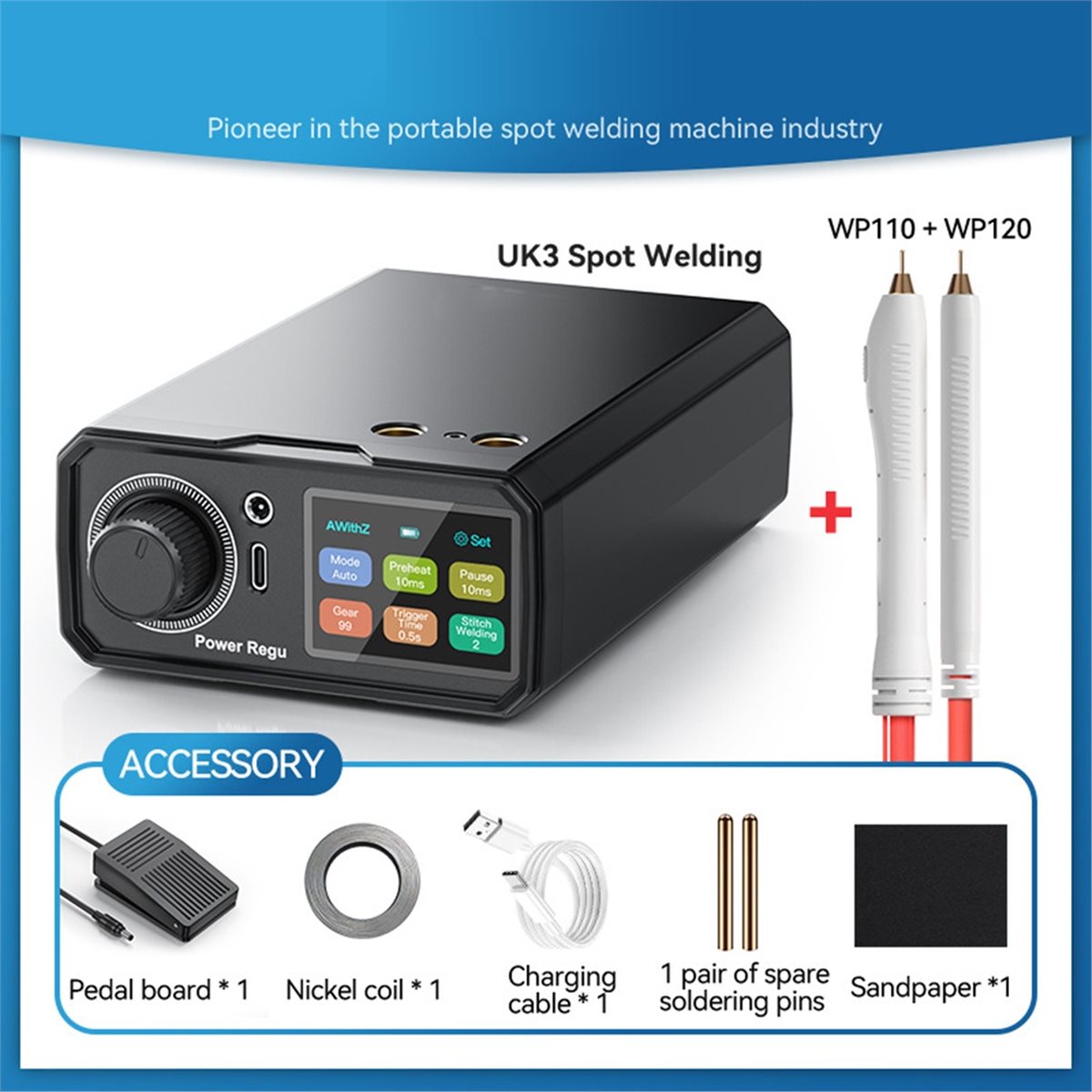 новый тренд! UK3 Портативный а – обзор и цена Spot Welder 18650 Battery Pack