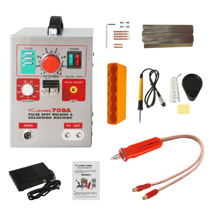 Аппарат точечной сварки SUNKKO – обзор и цена Spot Welder 18650 Battery Pack
