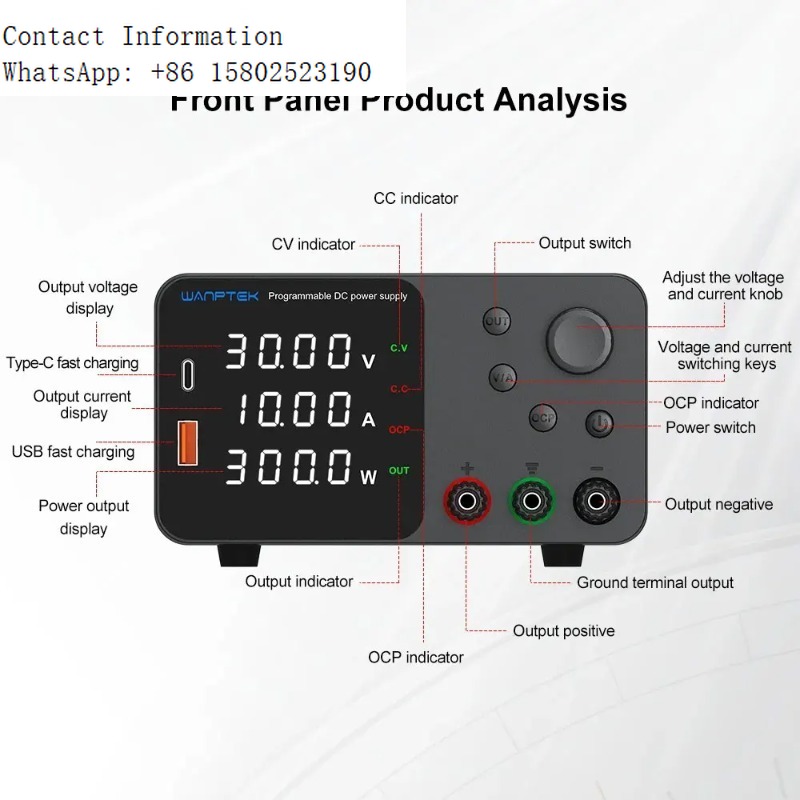 Программируемый источник питан – обзор и цена Programmable Dc Power Supply 30V 10A