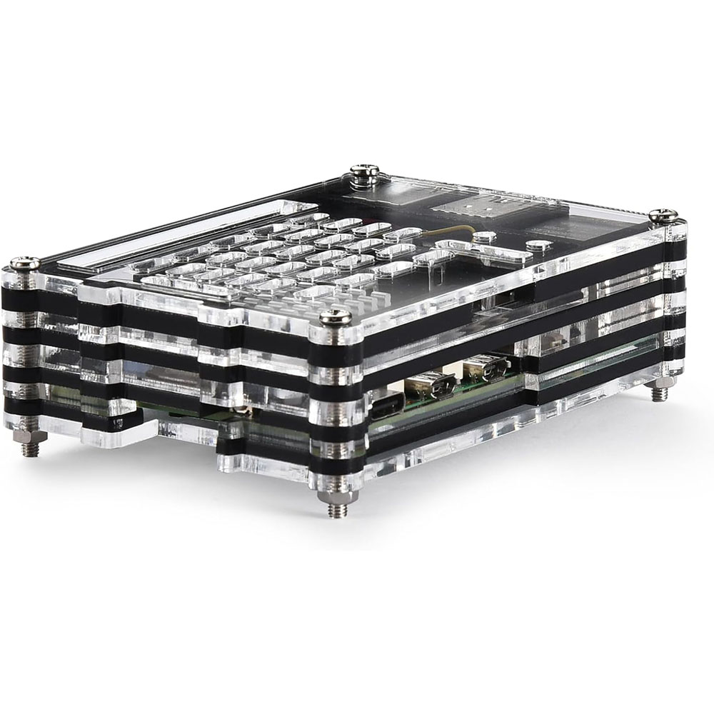 Акриловая модель, внешний вид  – обзор и цена Raspberry Pi 5 8Gb Kit